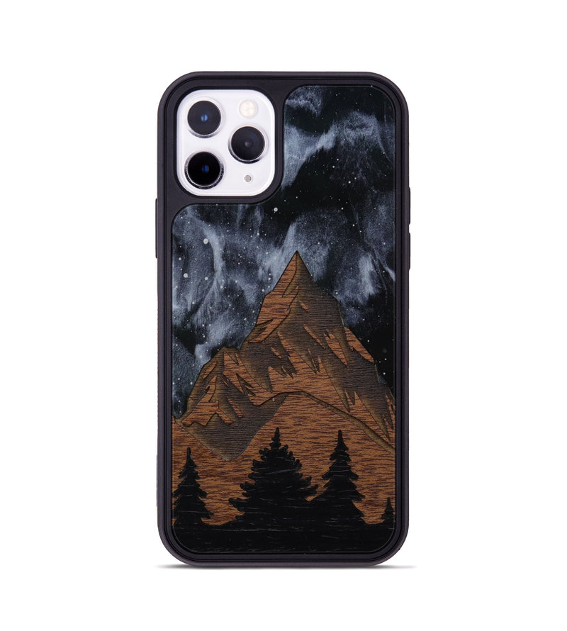 iPhone 11 Pro Wood Phone Case - Everest Silver (Terrain)