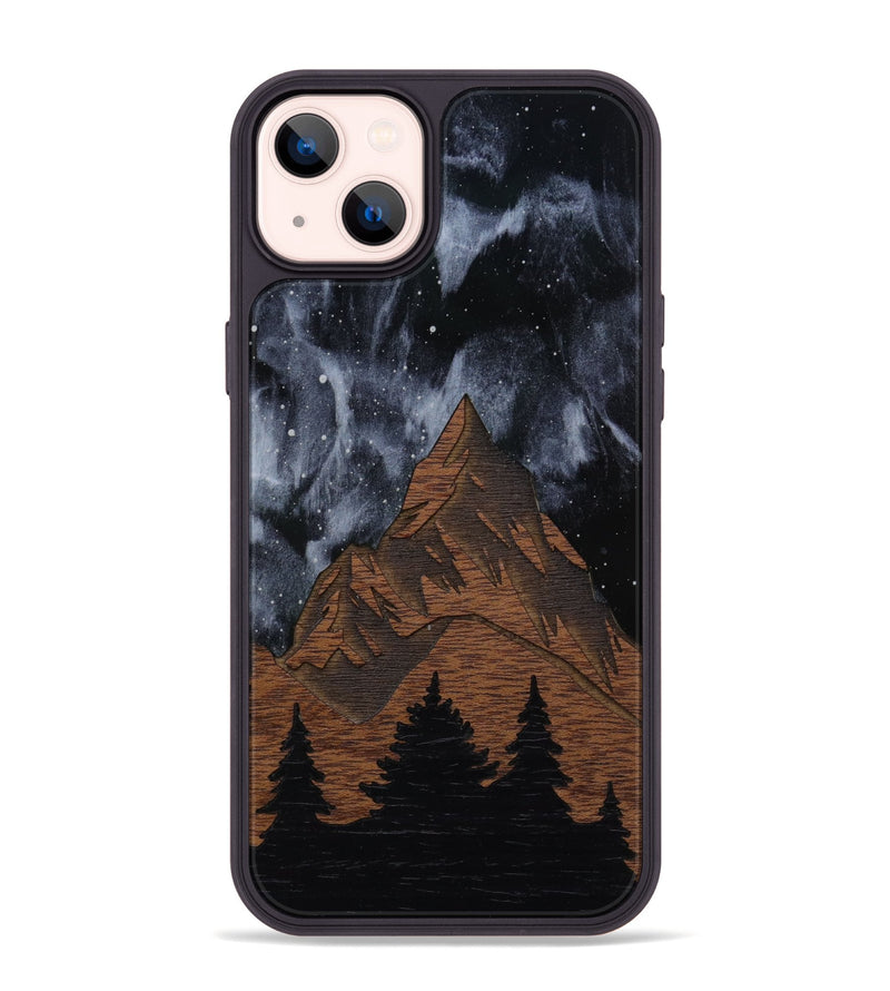 iPhone 14 Plus Wood Phone Case - Everest Silver (Terrain)