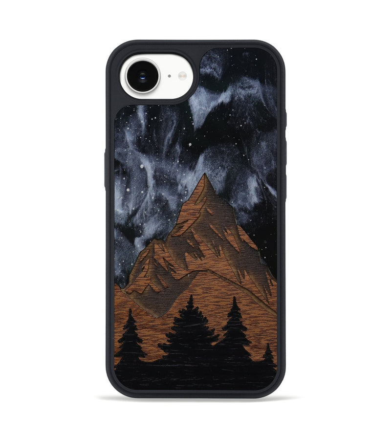 iPhone 16e Wood Phone Case - Everest Silver (Terrain)