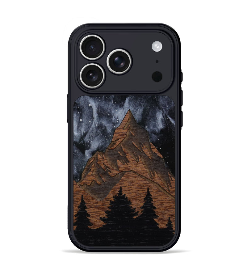 iPhone 17 Pro Wood Phone Case - Everest Silver (Terrain)