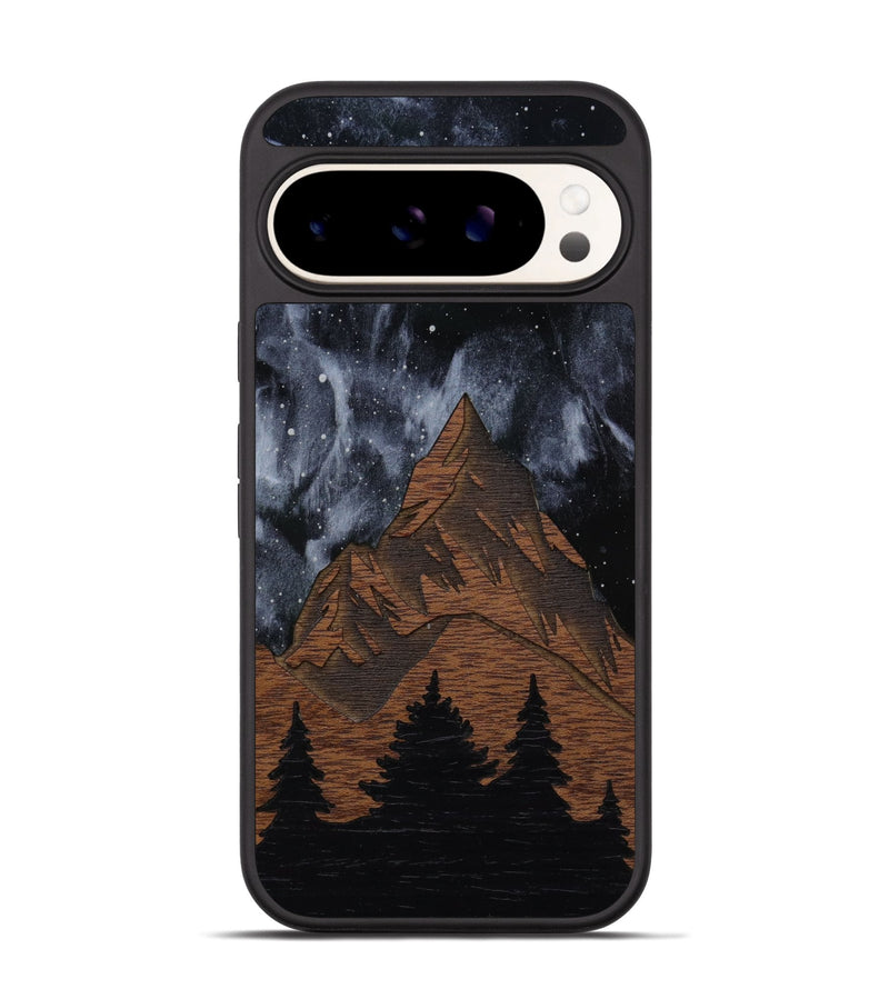 Pixel 9 Pro Wood Phone Case - Everest Silver (Terrain)