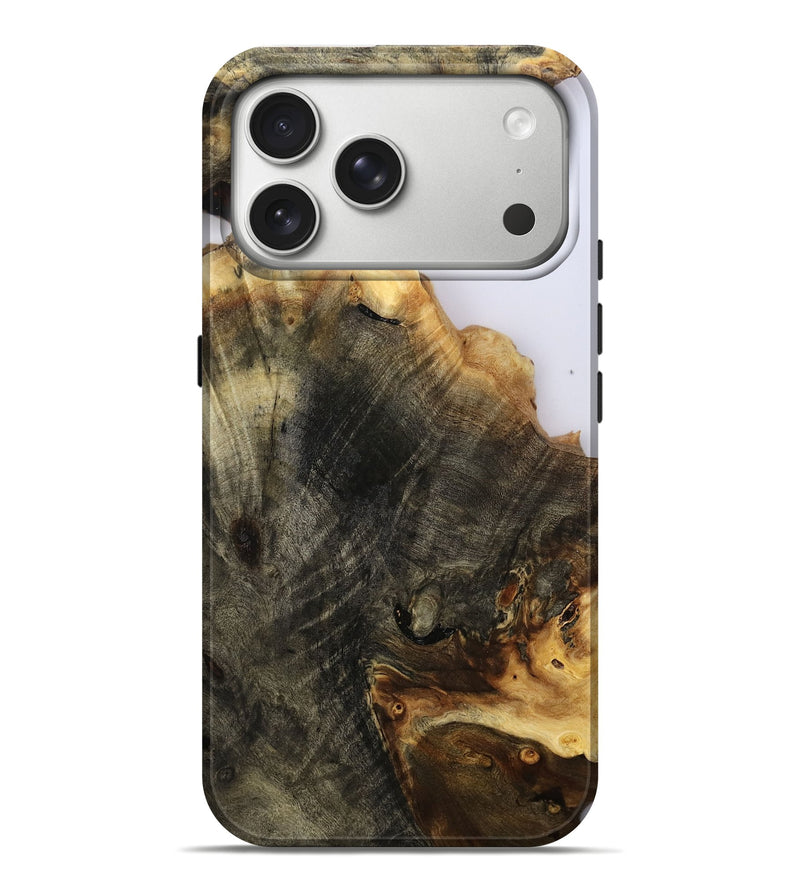 iPhone 17 Pro Max Wood Live Edge Phone Case - Kenyon (Clear, 801947)