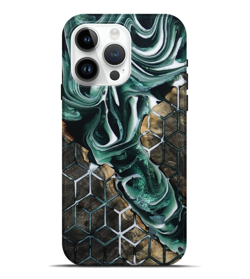 iPhone 15 Pro Max Wood Live Edge Phone Case - Kelsea (Pattern, 801955)