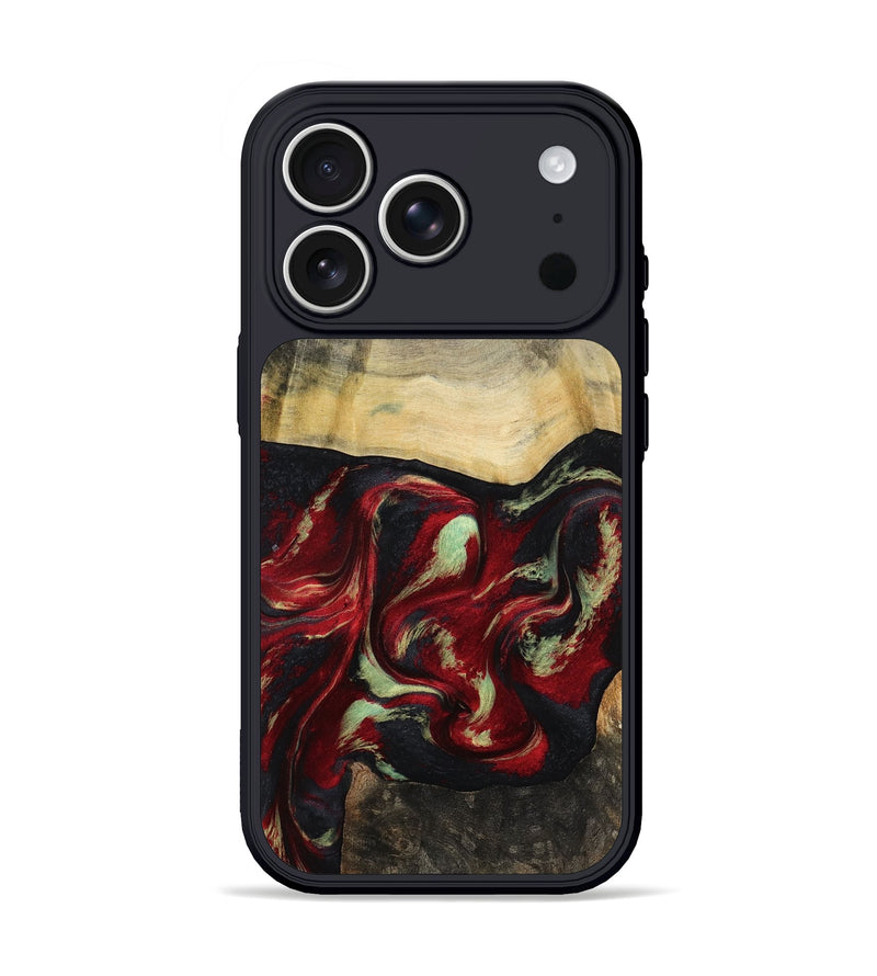 iPhone 17 Pro Wood Phone Case - Stewart (Red, 802185)