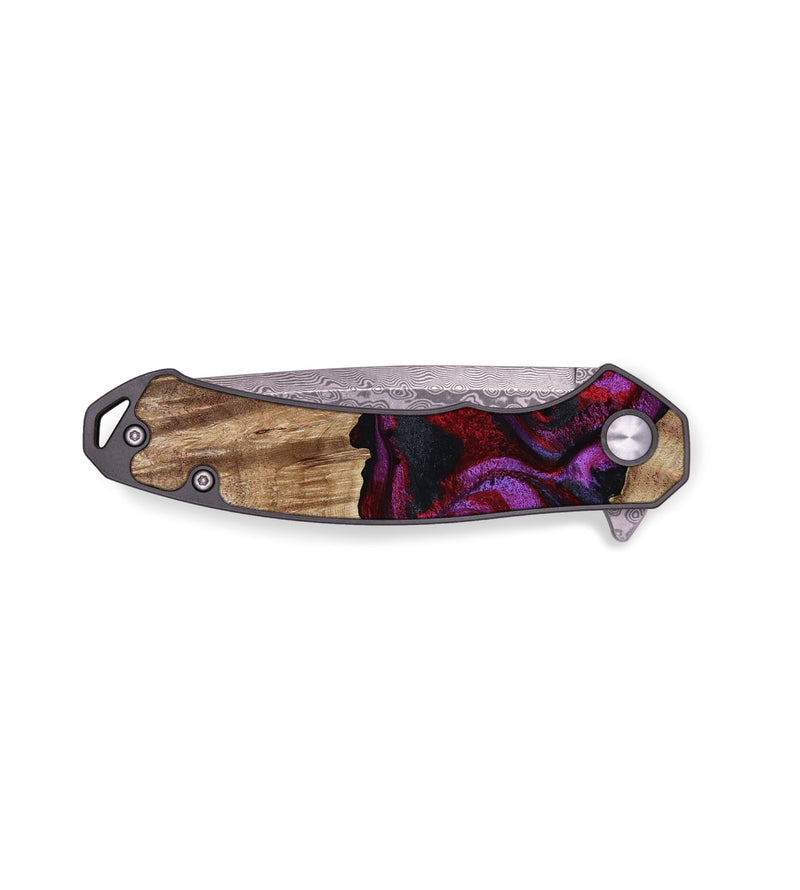 EDC Wood Pocket Knife - Shyann (Red, 802186)