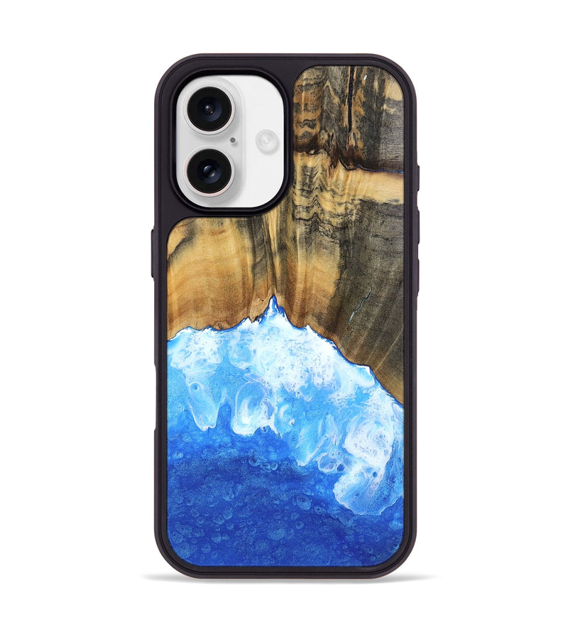 iPhone 17 Wood Phone Case - Pansy (Coastal, 802311)