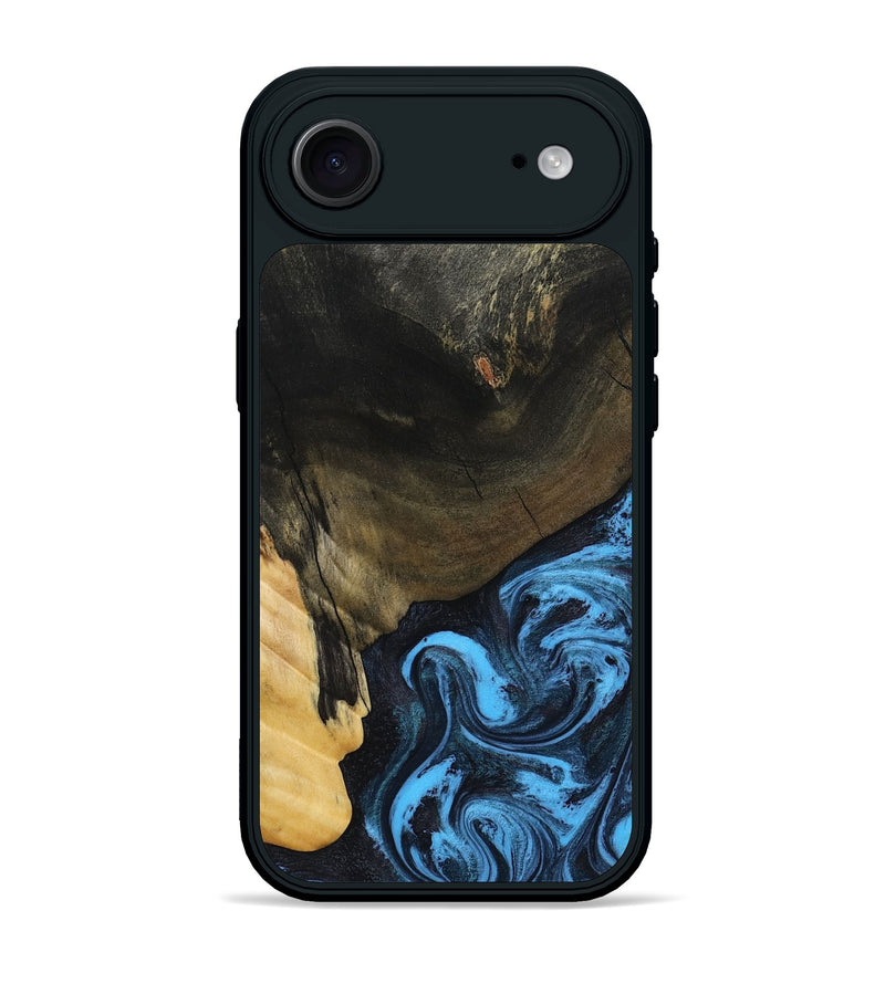 iPhone 17 Air Wood Phone Case - Clora (Blue, 802319)