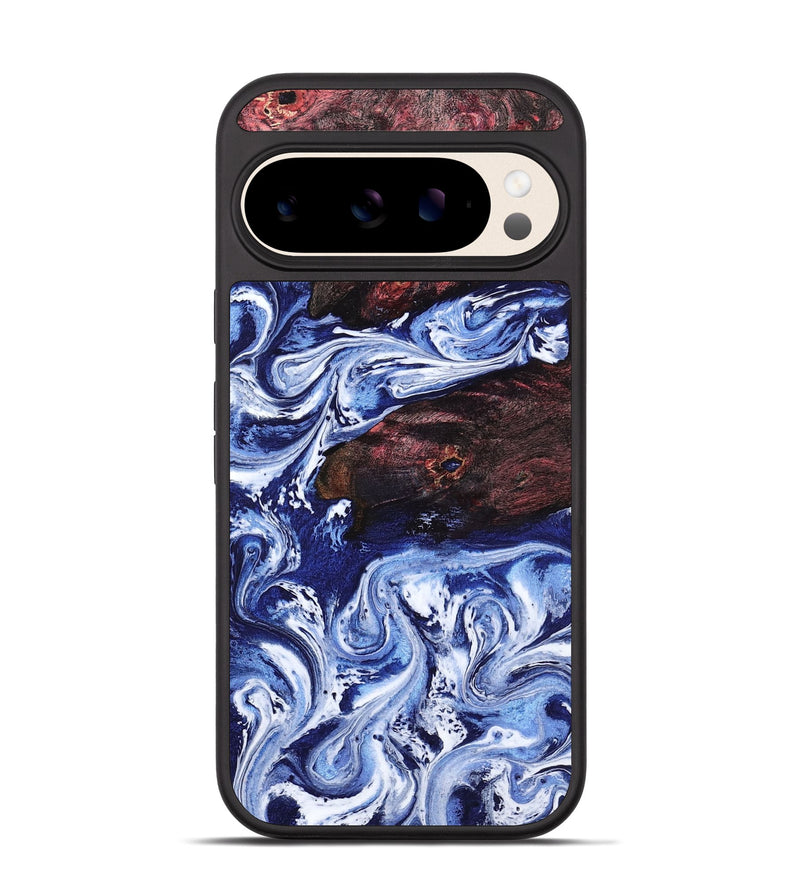 Pixel 10 Pro Wood Phone Case - Sylvie (Blue, 802342)
