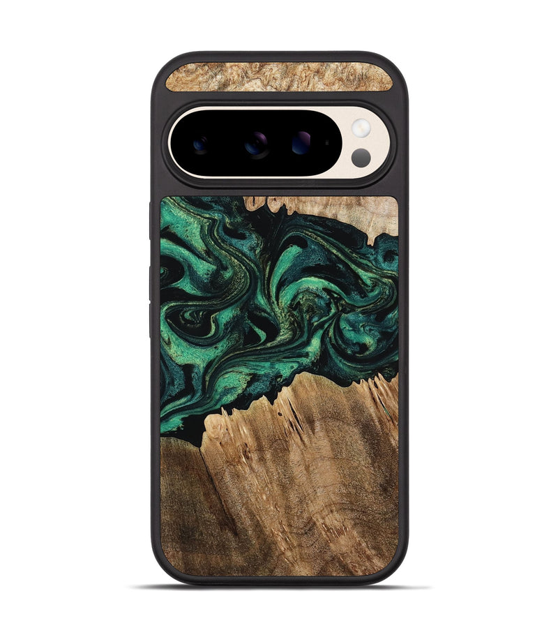 Pixel 10 Wood Phone Case - Kaylah (Green, 802353)