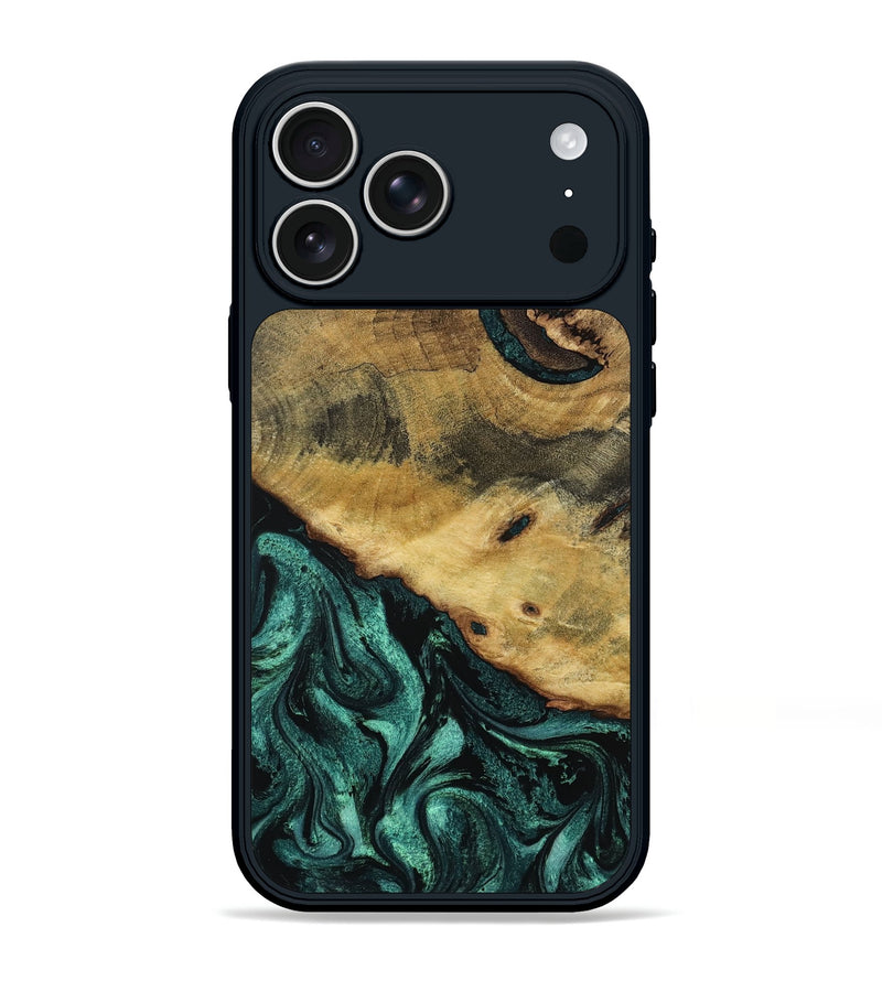 iPhone 17 Pro Max Wood Phone Case - Gavyn (Green, 802375)
