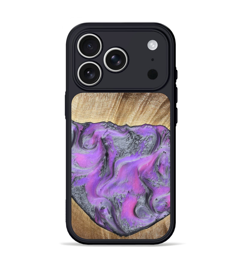iPhone 17 Pro Wood Phone Case - Jailene (Purple, 802381)