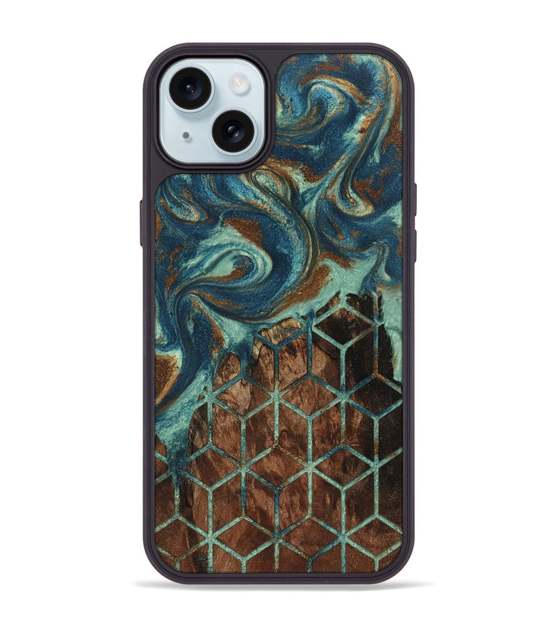 iPhone 15 Plus Wood Phone Case - Louann (Pattern, 802390)