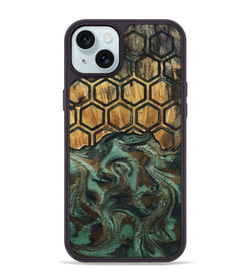 iPhone 15 Plus Wood Phone Case - Guss (Pattern, 802391)
