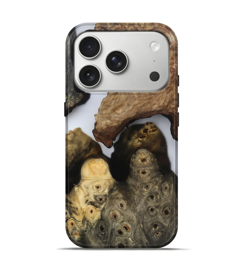 iPhone 17 Pro Wood Live Edge Phone Case - Gage (Clear, 802441)
