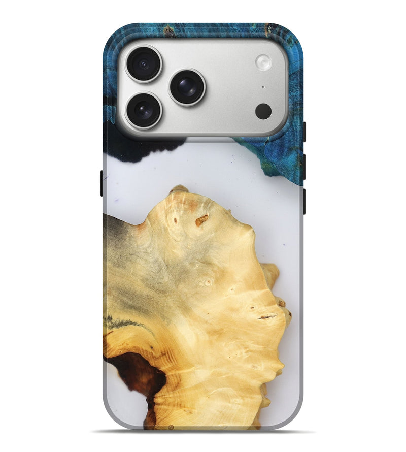 iPhone 17 Pro Max Wood Live Edge Phone Case - Jaron (Clear, 802503)