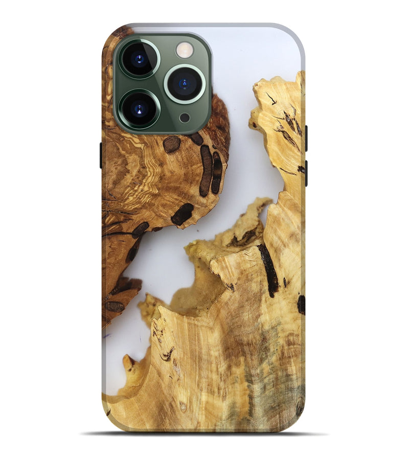 iPhone 13 Pro Max Wood Live Edge Phone Case - Kayley (Clear, 802508)