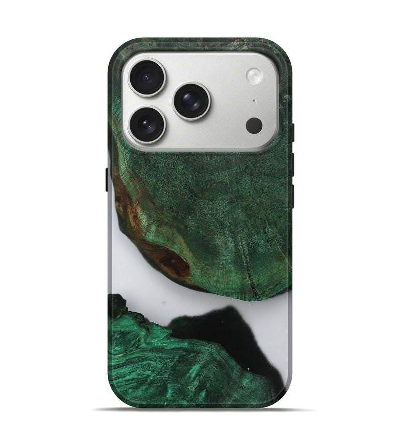 iPhone 17 Pro Wood Live Edge Phone Case - Kenzo (Clear, 802512)