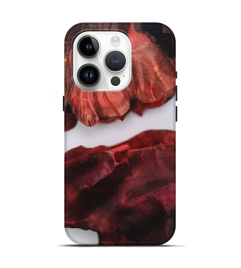 iPhone 15 Pro Wood Live Edge Phone Case - Milford (Clear, 802513)