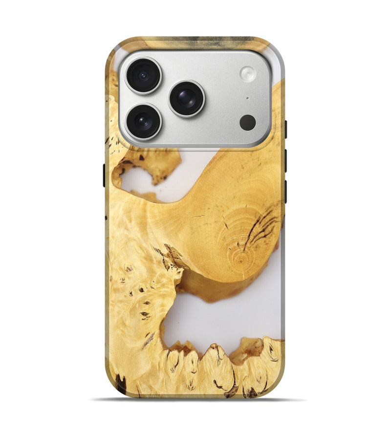 iPhone 17 Pro Wood Live Edge Phone Case - Rhys (Clear, 802516)