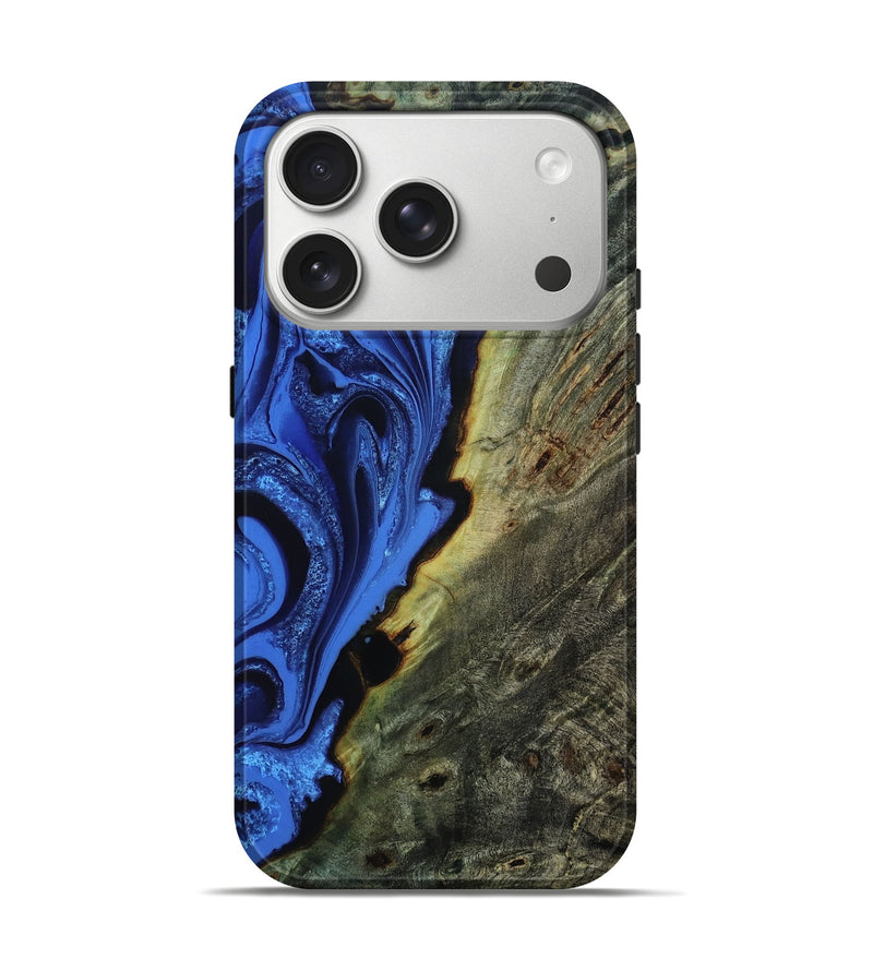 iPhone 17 Pro Wood Live Edge Phone Case - Ailani (Purple, 802536)