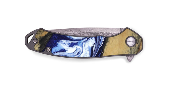 EDC Wood Pocket Knife - Edsel (Blue, 802548)