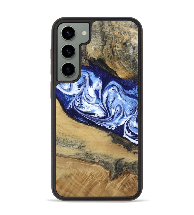 Galaxy S23 Plus Wood Phone Case - Edsel (Blue, 802548)