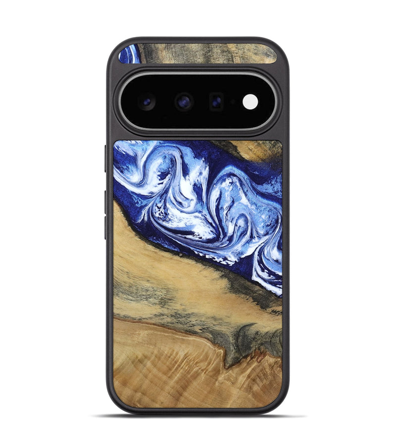 Pixel 11 Wood Phone Case - Edsel (Blue, 802548)