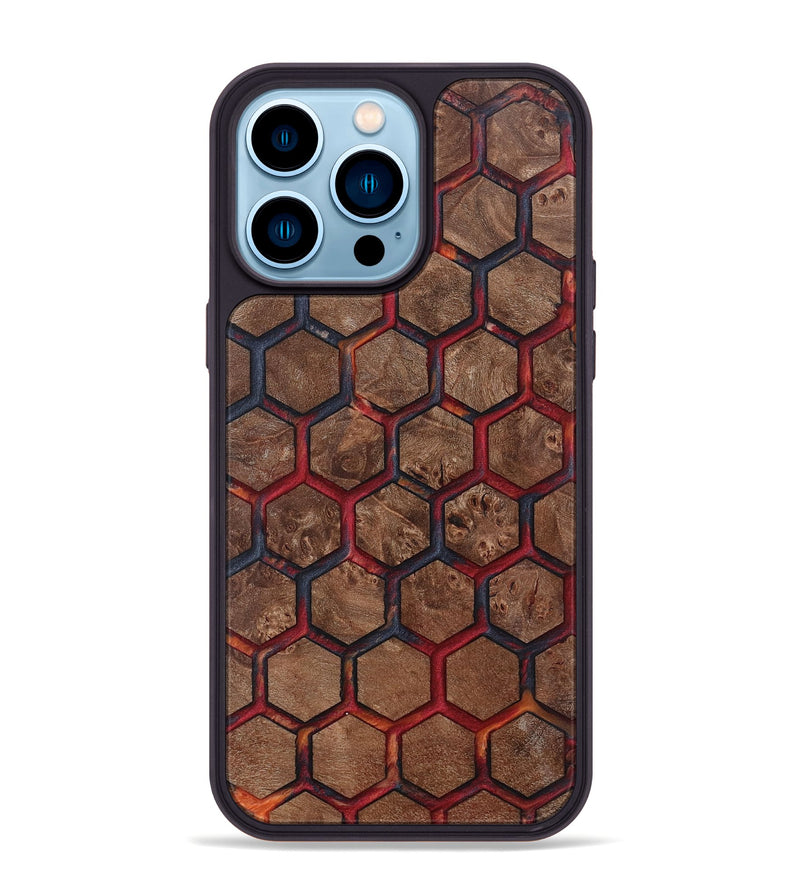 iPhone 14 Pro Max Wood Phone Case - Lavon (Pattern, 802585)