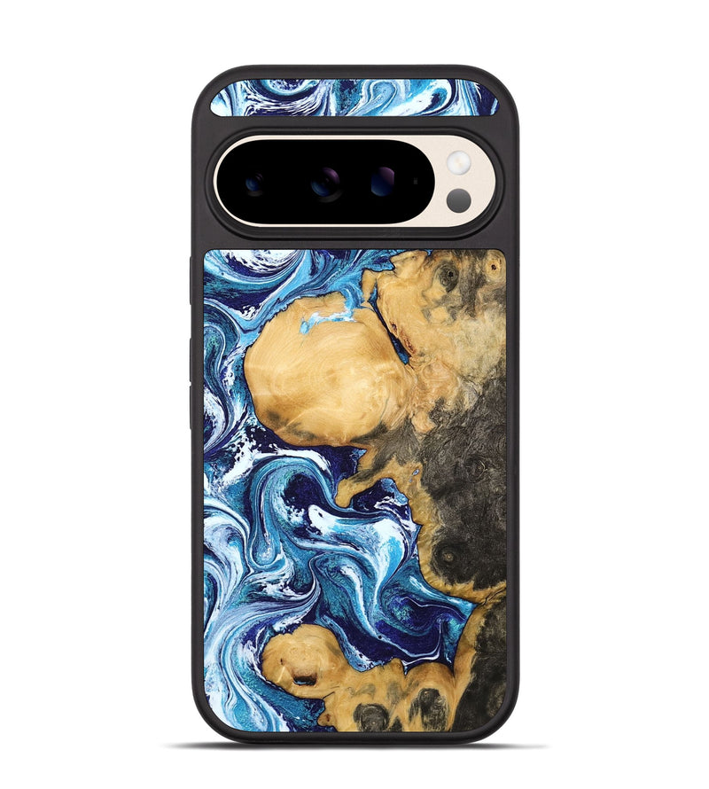 Pixel 10 Pro Wood Phone Case - Yamilet (Blue, 802602)