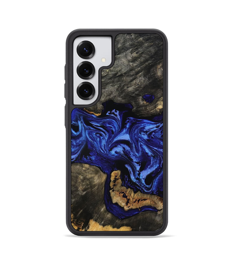 Galaxy S25 Wood Phone Case - Sid (Blue, 802603)