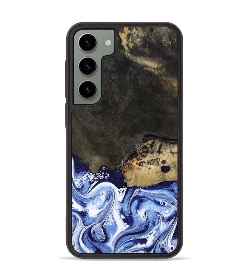 Galaxy S23 Plus Wood Phone Case - Emanuel (Blue, 802605)