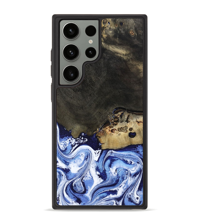 Galaxy S23 Ultra Wood Phone Case - Emanuel (Blue, 802605)