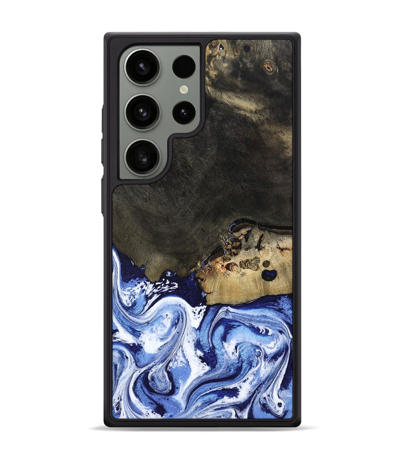 Galaxy S24 Ultra Wood Phone Case - Emanuel (Blue, 802605)