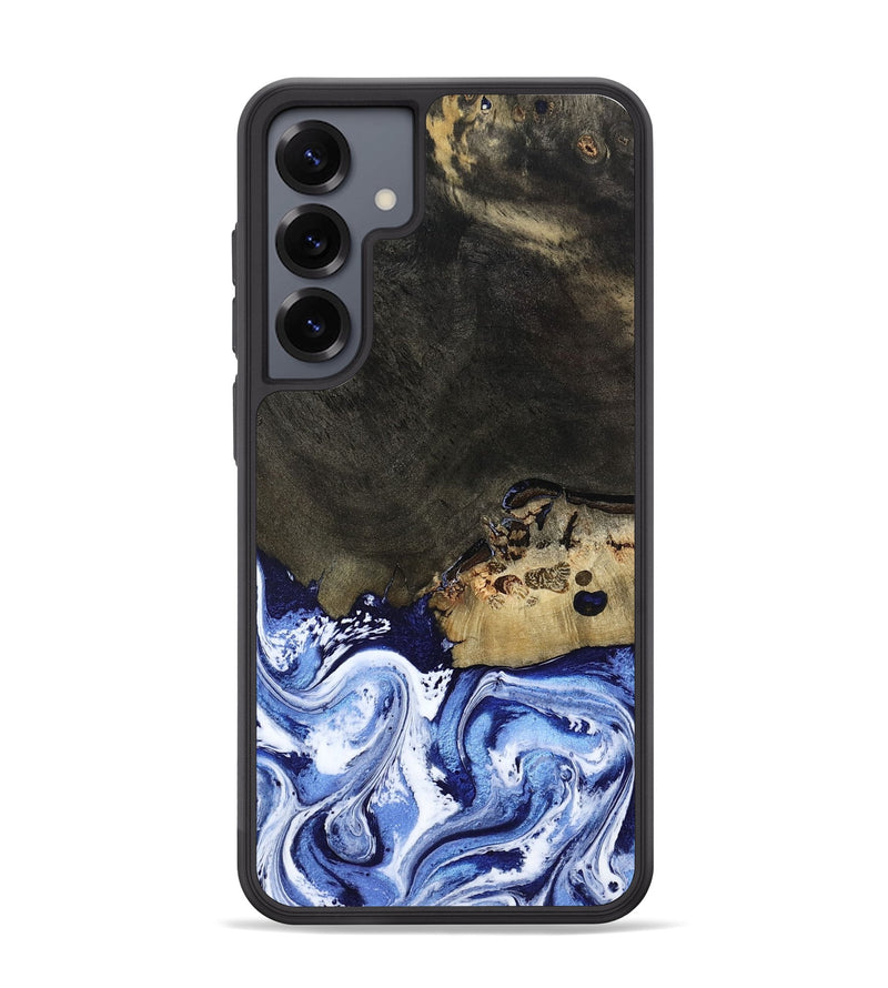 Galaxy S25 Plus Wood Phone Case - Emanuel (Blue, 802605)