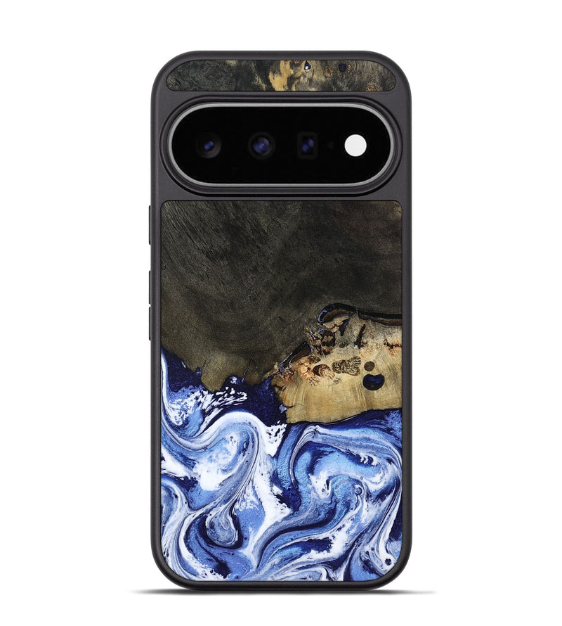 Pixel 11 Pro Wood Phone Case - Emanuel (Blue, 802605)