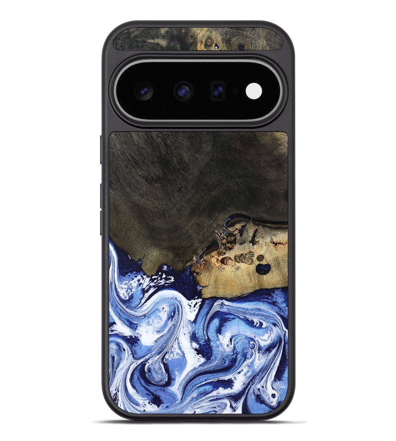 Pixel 11 Pro XL Wood Phone Case - Emanuel (Blue, 802605)
