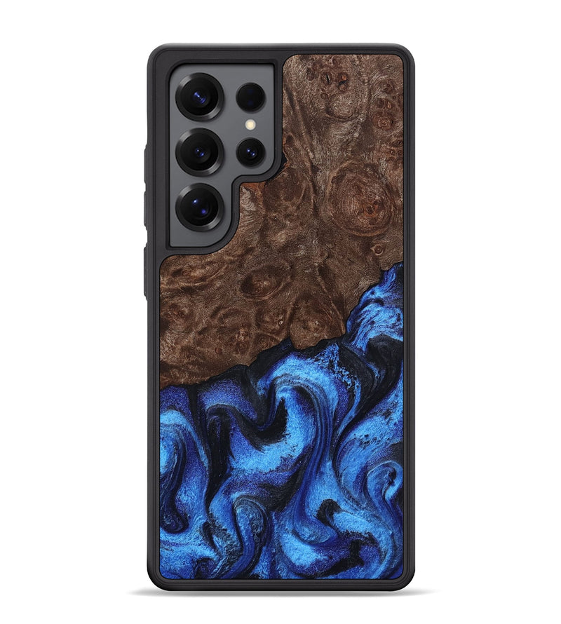 Galaxy S25 Ultra Wood Phone Case - Keith (Blue, 802606)