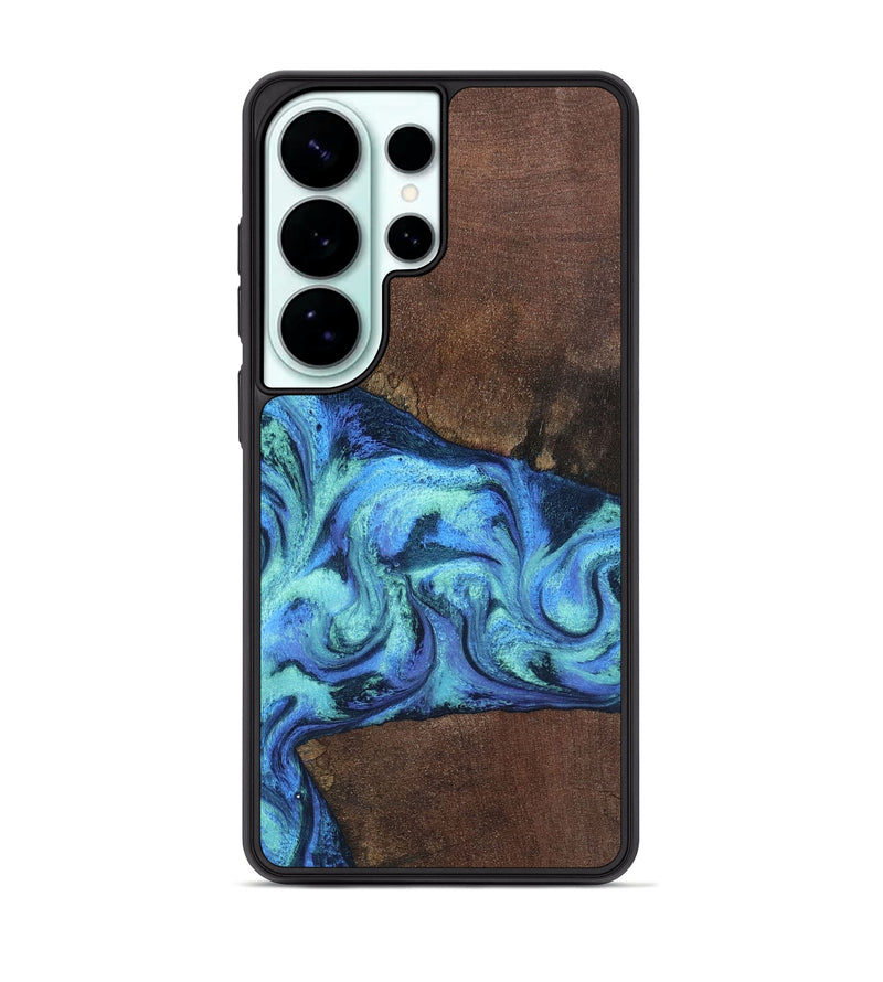 Galaxy S26 Ultra Wood Phone Case - Winston (Blue, 802607)