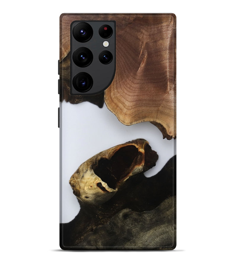 Galaxy S22 Ultra Wood Live Edge Phone Case - Roxann (Clear, 802657)