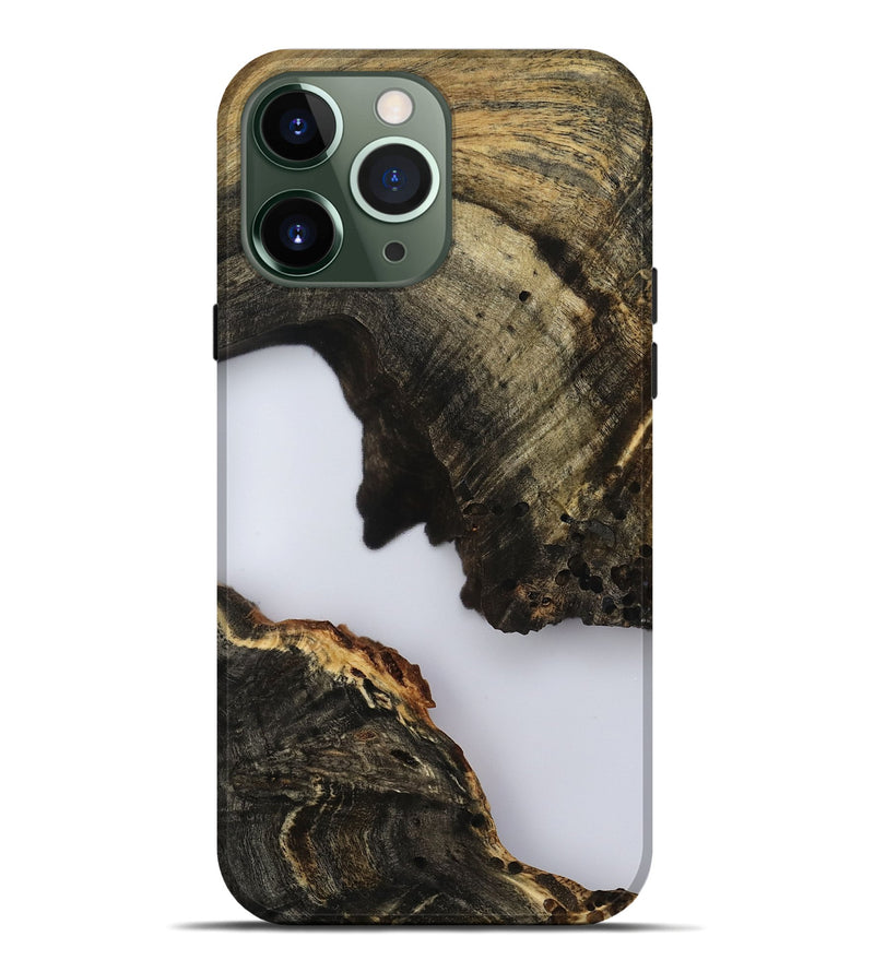 iPhone 13 Pro Max Wood Live Edge Phone Case - Heidy (Clear, 802663)