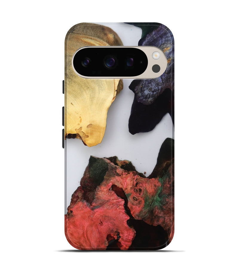 Pixel 10 Pro Wood Live Edge Phone Case - Jamie (Clear, 802664)