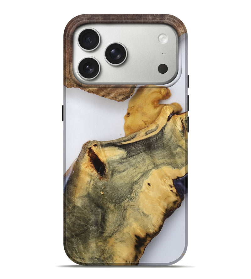 iPhone 17 Pro Max Wood Live Edge Phone Case - Sigmund (Clear, 802665)