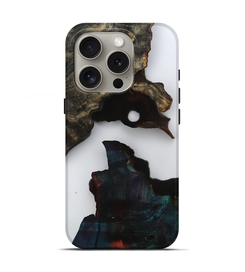 iPhone 16 Pro Wood Live Edge Phone Case - Layton (Clear, 802667)
