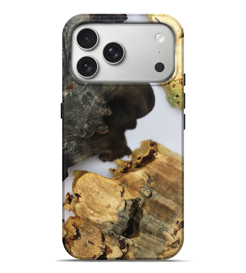 iPhone 17 Pro Max Wood Live Edge Phone Case - Nina (Clear, 802668)