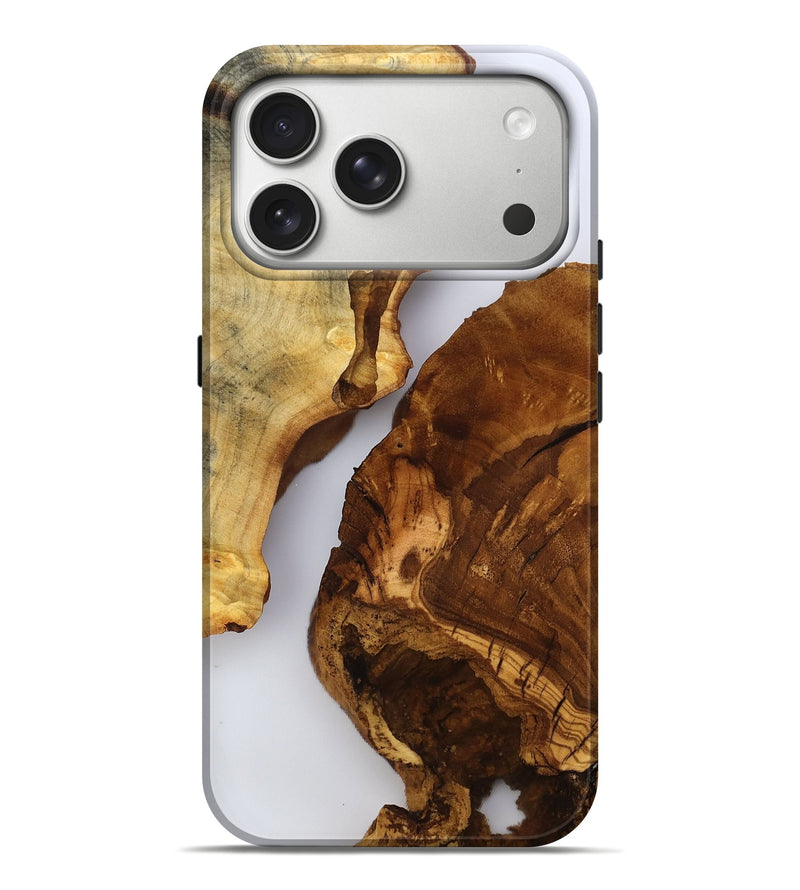 iPhone 17 Pro Max Wood Live Edge Phone Case - Guss (Clear, 802674)