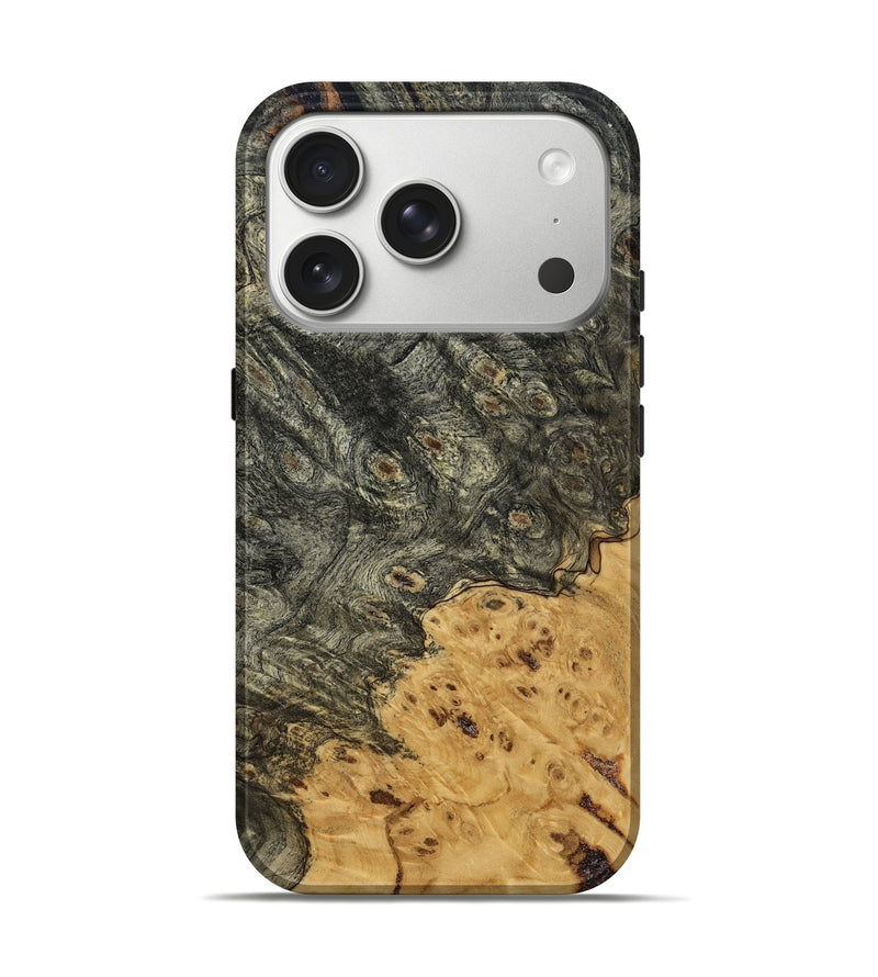 iPhone 17 Pro Wood Live Edge Phone Case - Maira (Wood Burl, 802676)