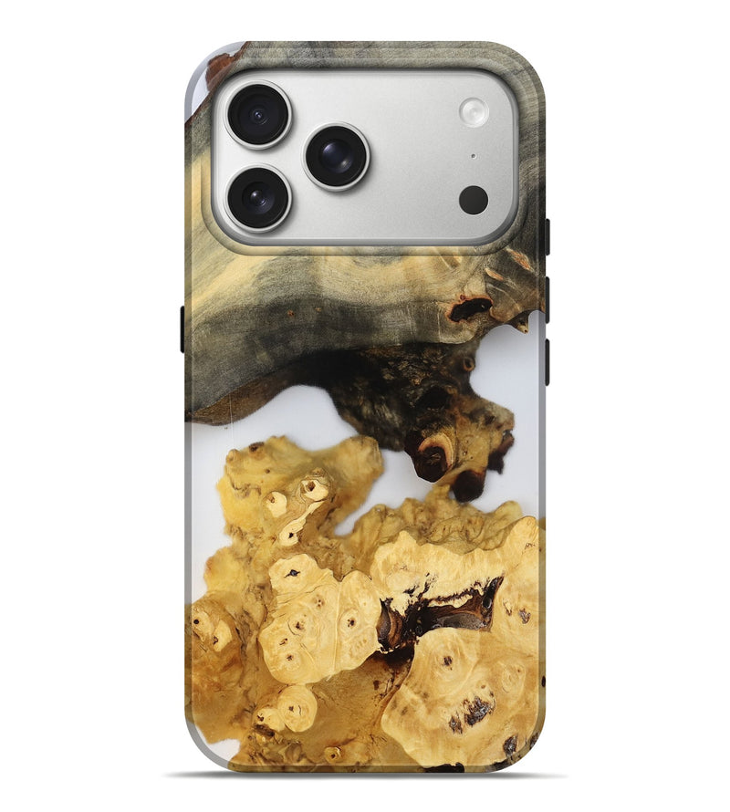 iPhone 17 Pro Max Wood Live Edge Phone Case - Jody (Clear, 802684)