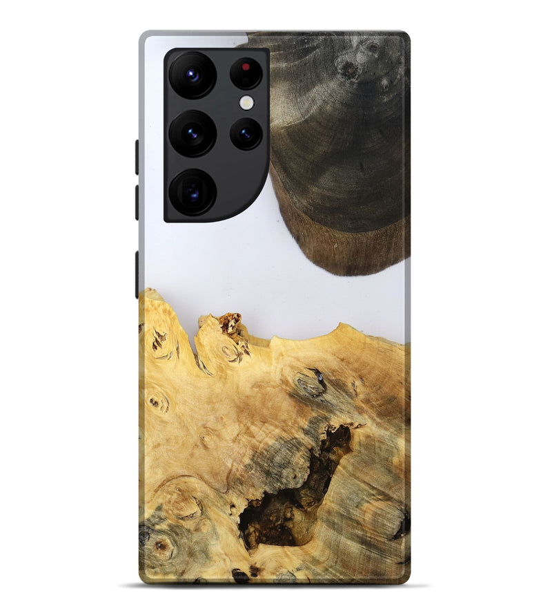 Galaxy S22 Ultra Wood Live Edge Phone Case - Alyse (Clear, 802685)