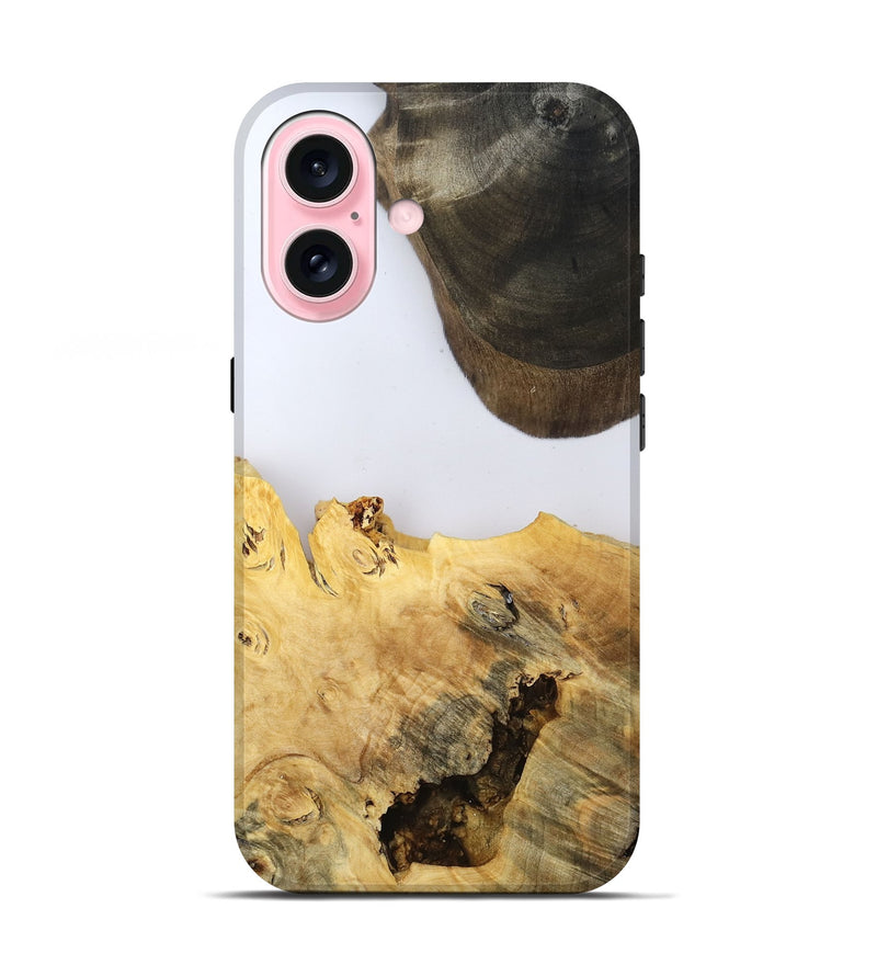 iPhone 17 Wood Live Edge Phone Case - Alyse (Clear, 802685)
