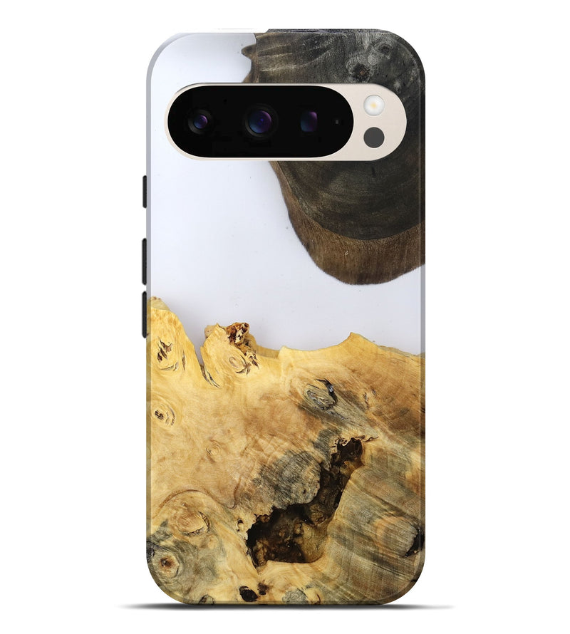 Pixel 10 Pro XL Wood Live Edge Phone Case - Alyse (Clear, 802685)